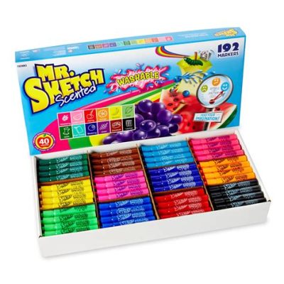 are mr sketch scented markers washable